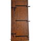 hand-forged studded castle doors + frame from the 1800s/1900s