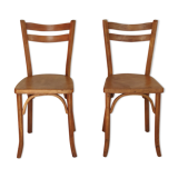 Pair of vintage Baumann bistro chairs