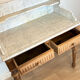 Console or dressing table in solid oak.