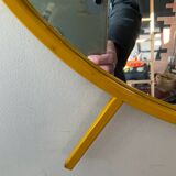 Large vintage Pilm Italy mirror in yellow metal