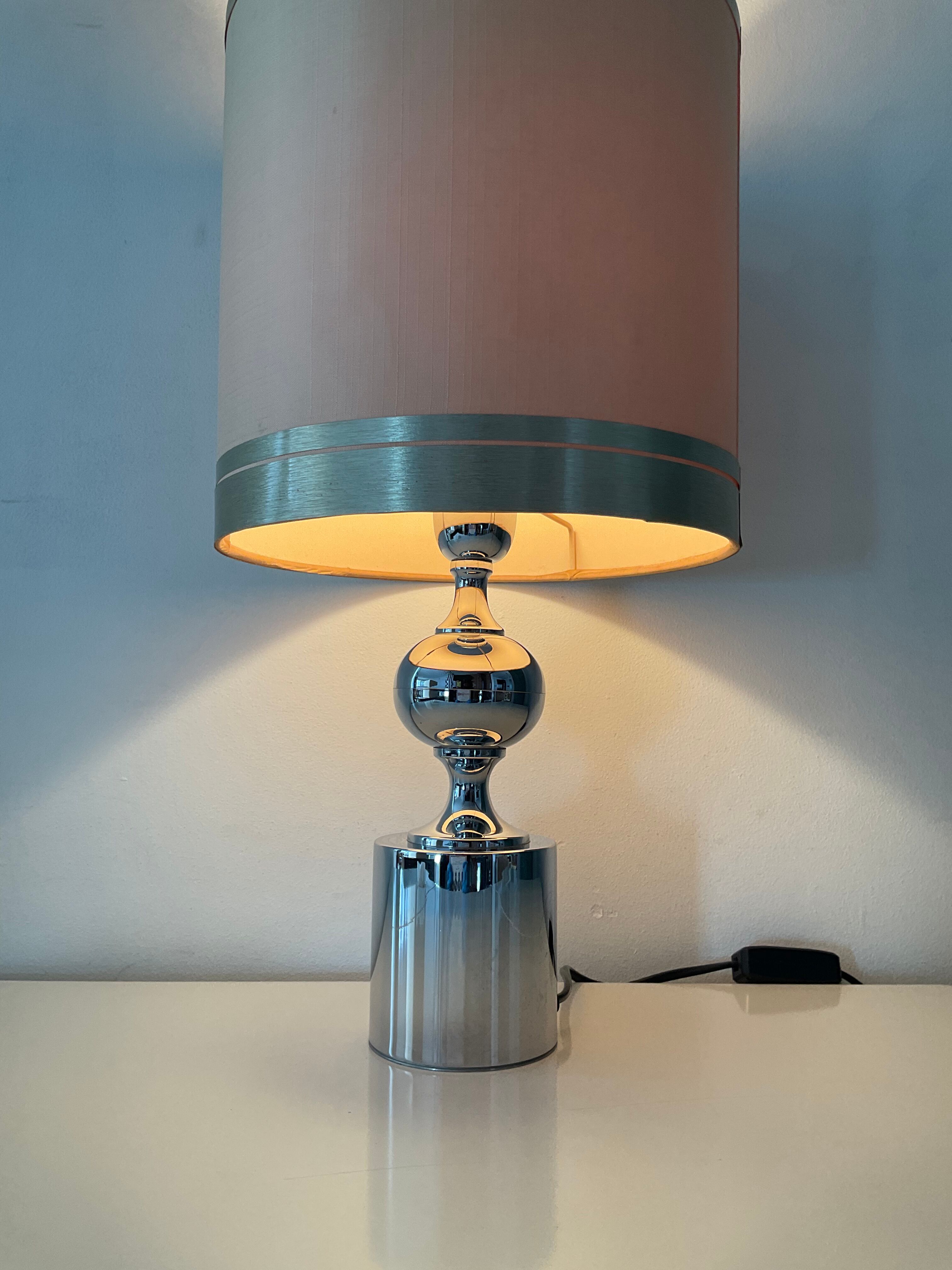Vintage lamp in chrome metal 70s