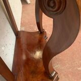 Louis Philippe console in mahogany and veneer XIX century