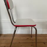 Set of 3 60s Formica chairs