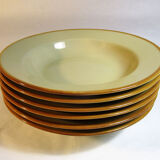 Hollow plates in brown sandstone