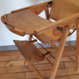 Vintage high folding chair