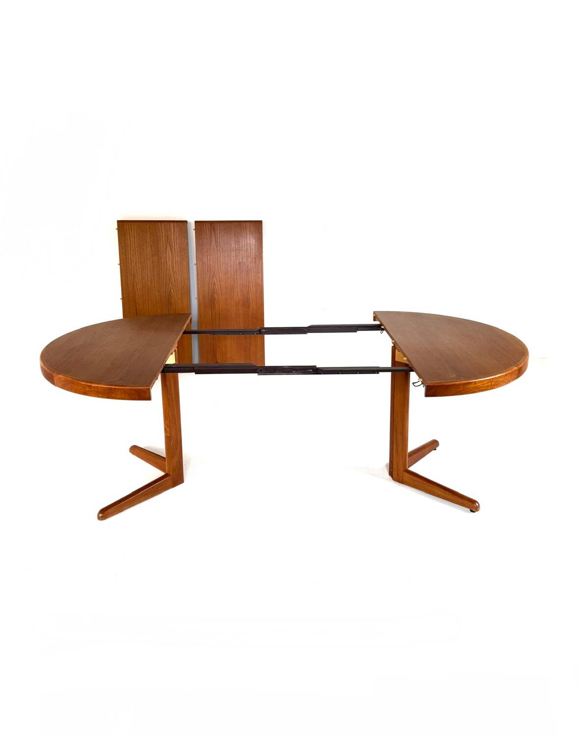 Table à manger extensible vintage, Bramin des années 60