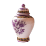 Hand-painted ceramic potiche