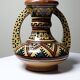 Small handled ceramic vase from Safi, signed, Morocco, 1960-1980.