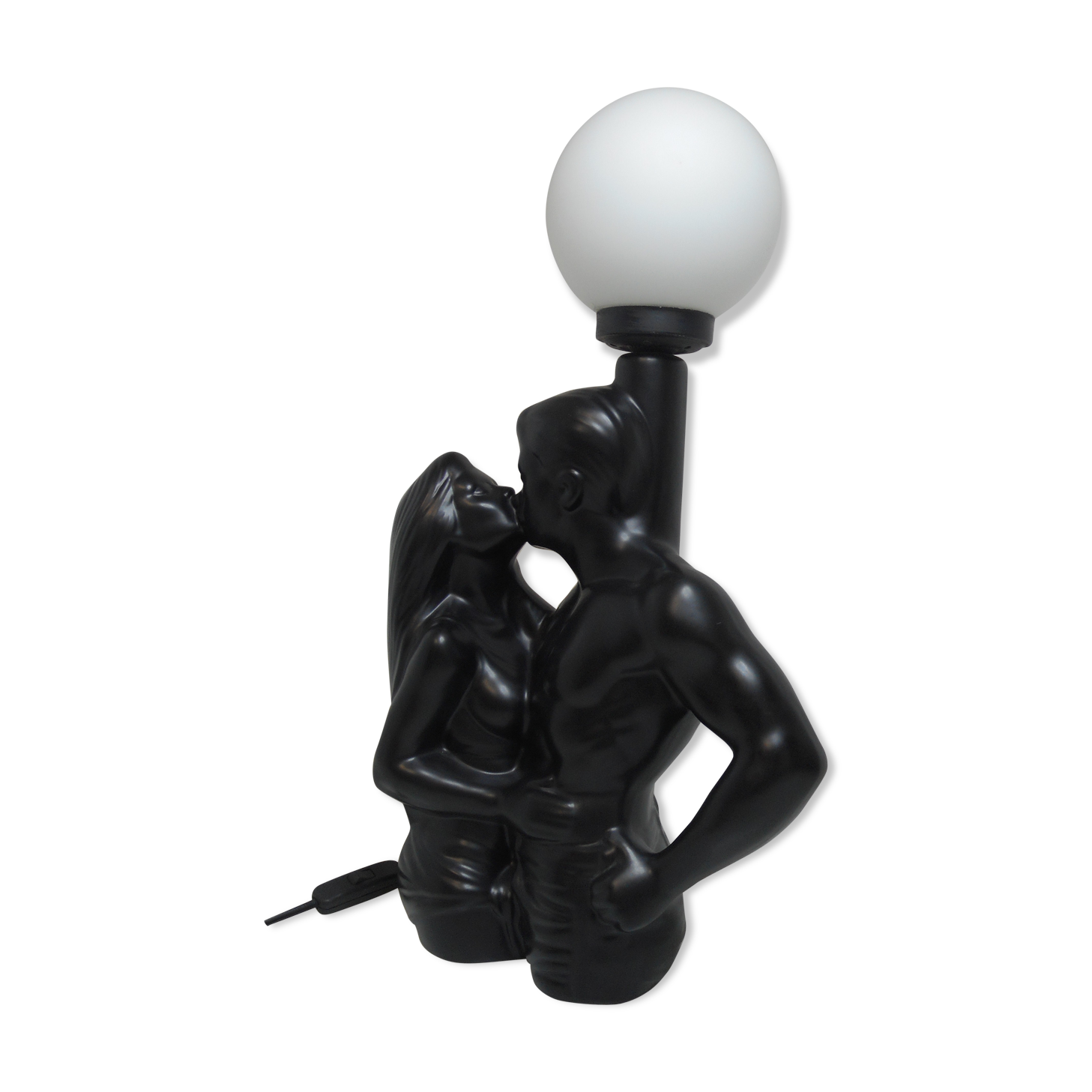 Lamp couple in love ceramic