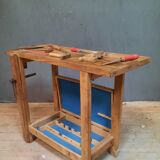 Wooden set for children with tools