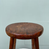 Tabouret en bois massif