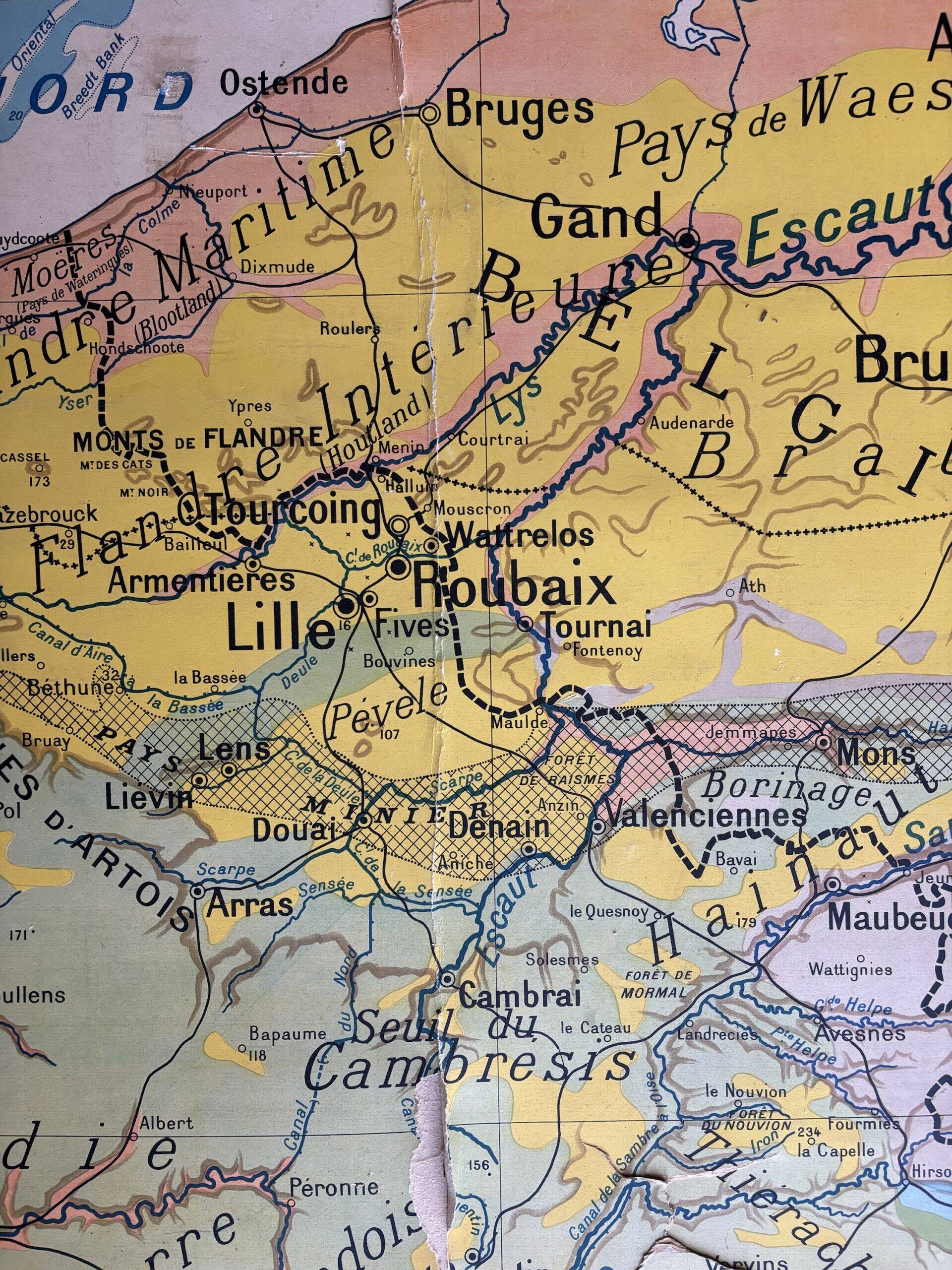 Carte scolaire Hatier - Plaines du Nord