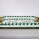 Venetian service plate, Murano 1950 twisted glass
