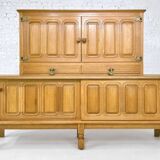 Model Mathias Sideboard in Oak by Guillerme and Chambron