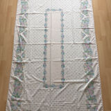 Nappe vintage fleurie rectangulaire
