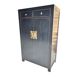 Black Chinese wardrobe with high drawers