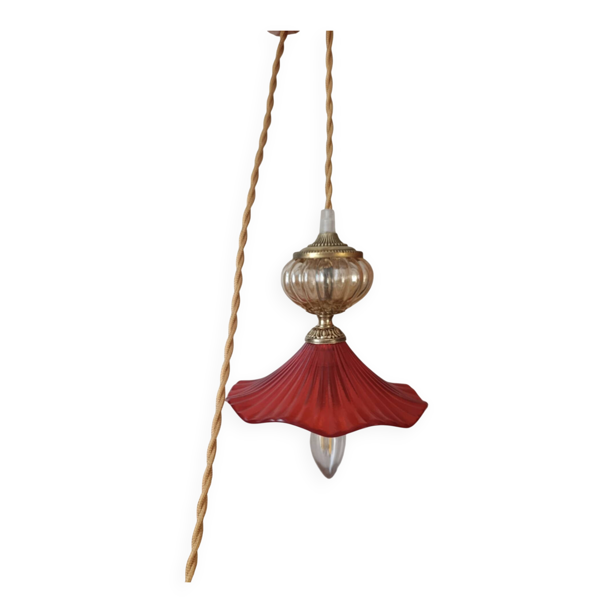 poetic retro ruby lantern