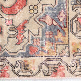 4x7 classic red vintage rug, 126x227cm