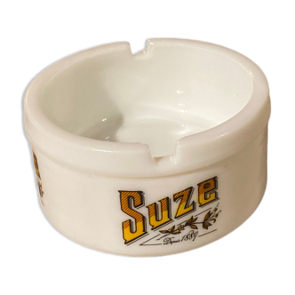 Vintage white Suze ashtray