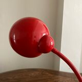Desk lamp or bedside table vintage 80s red
