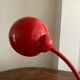 Desk lamp or bedside table vintage 80s red
