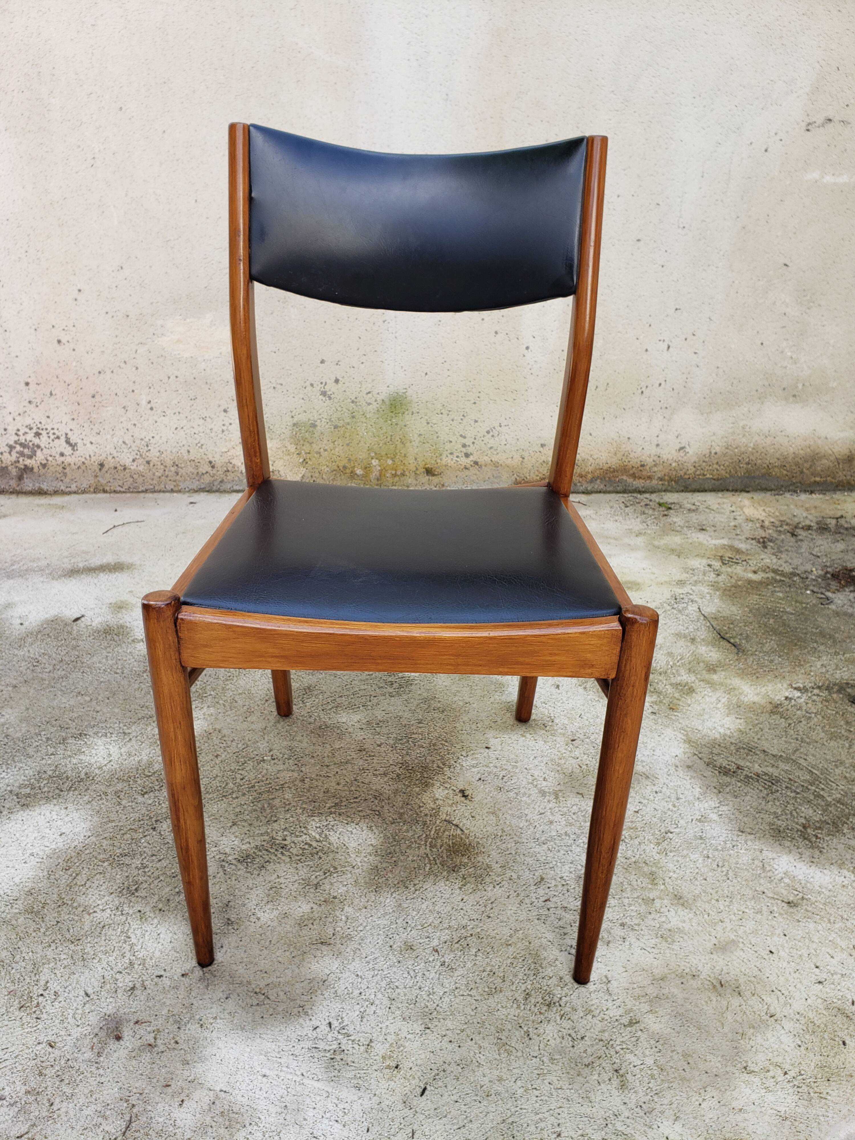 4 vintage chairs from the 50s/60s