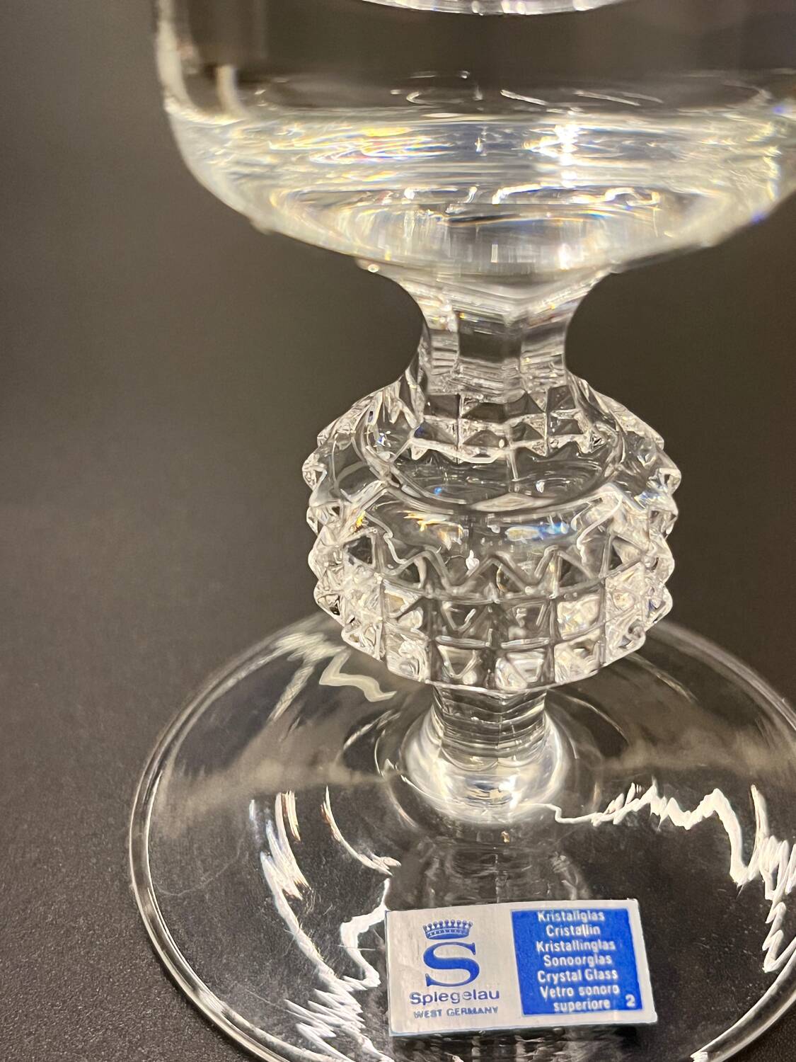 Set of 4 Speigelau champagne flutes