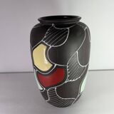 Vase céramique 1950 vintage Allemagne Grand