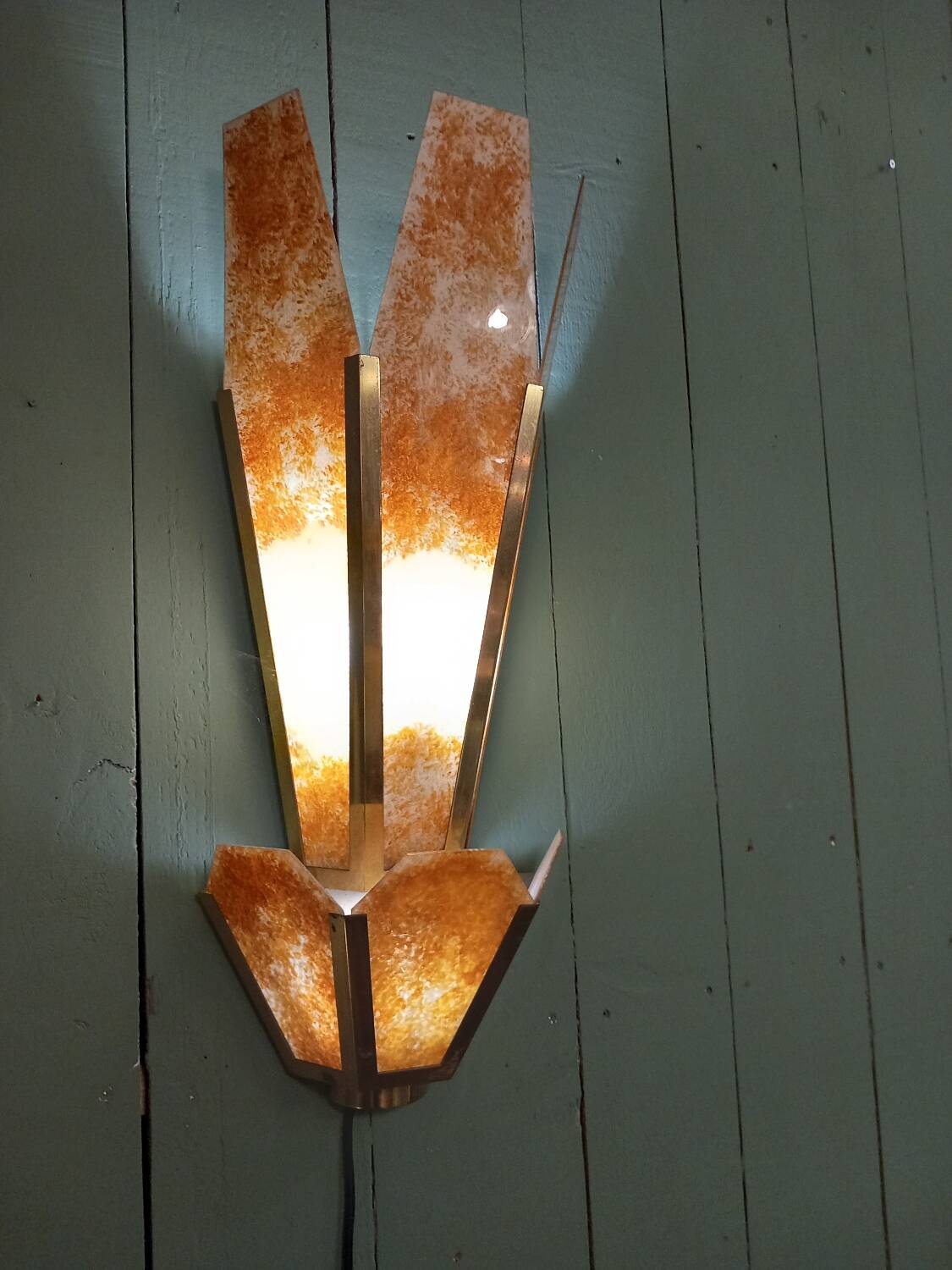Pair of 1970 wall lights