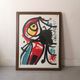 lithographie d'éxecution de Miro, 25/150 exemplaires , FIAC 1995