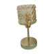Table lamp - globe in amber glass