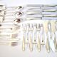 30-piece modernist silver-plated table cutlery set DEETJEN