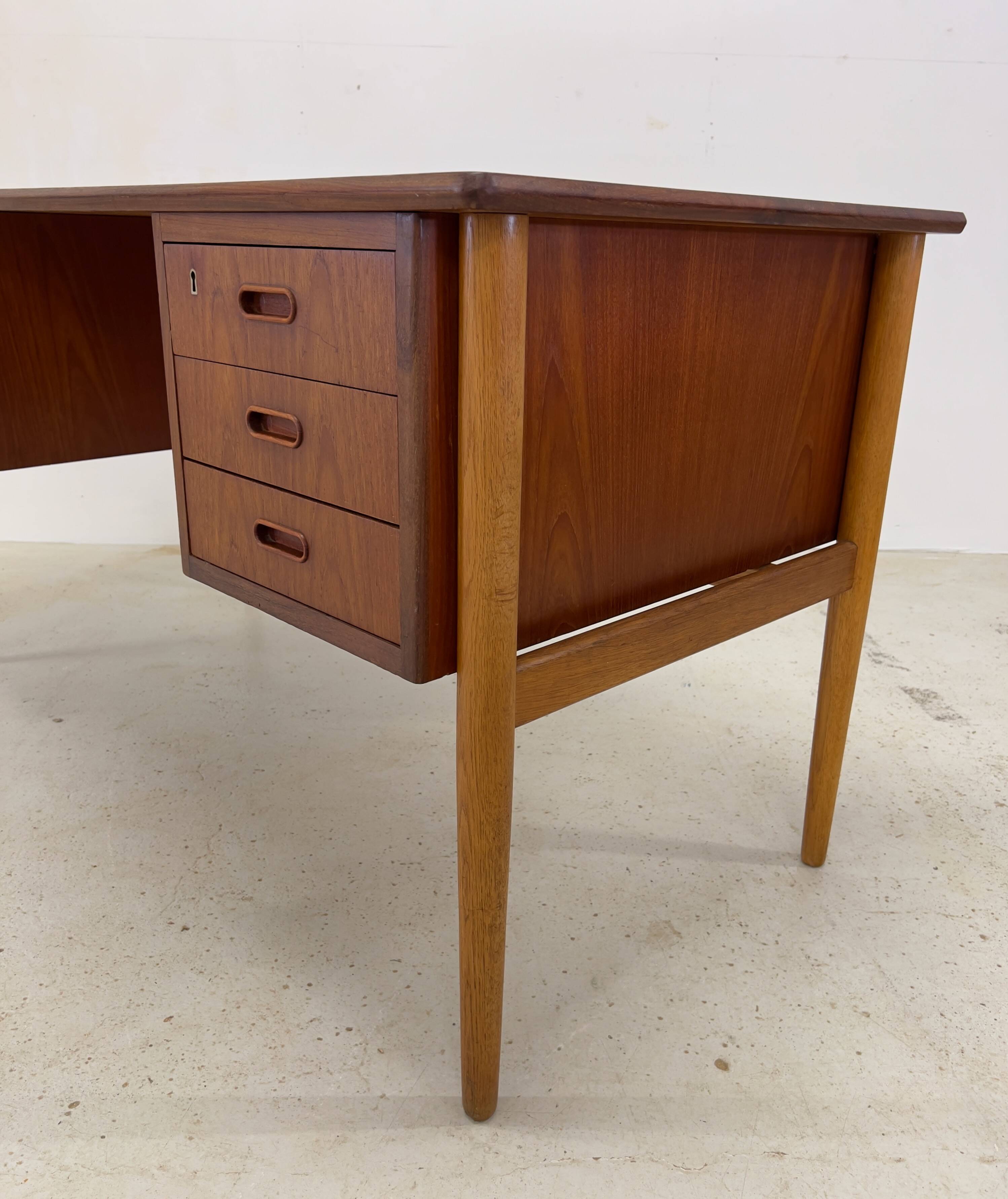 Danish Teak & Oak Desk