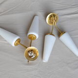 Pair of 2 lights of modernist style 1950