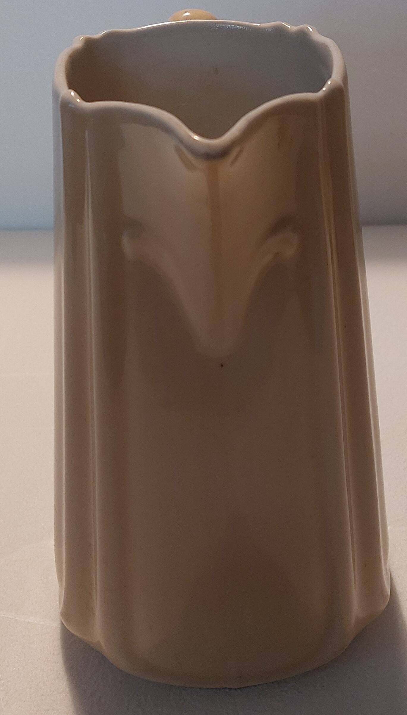 Beige art nouveau pitcher 19 century