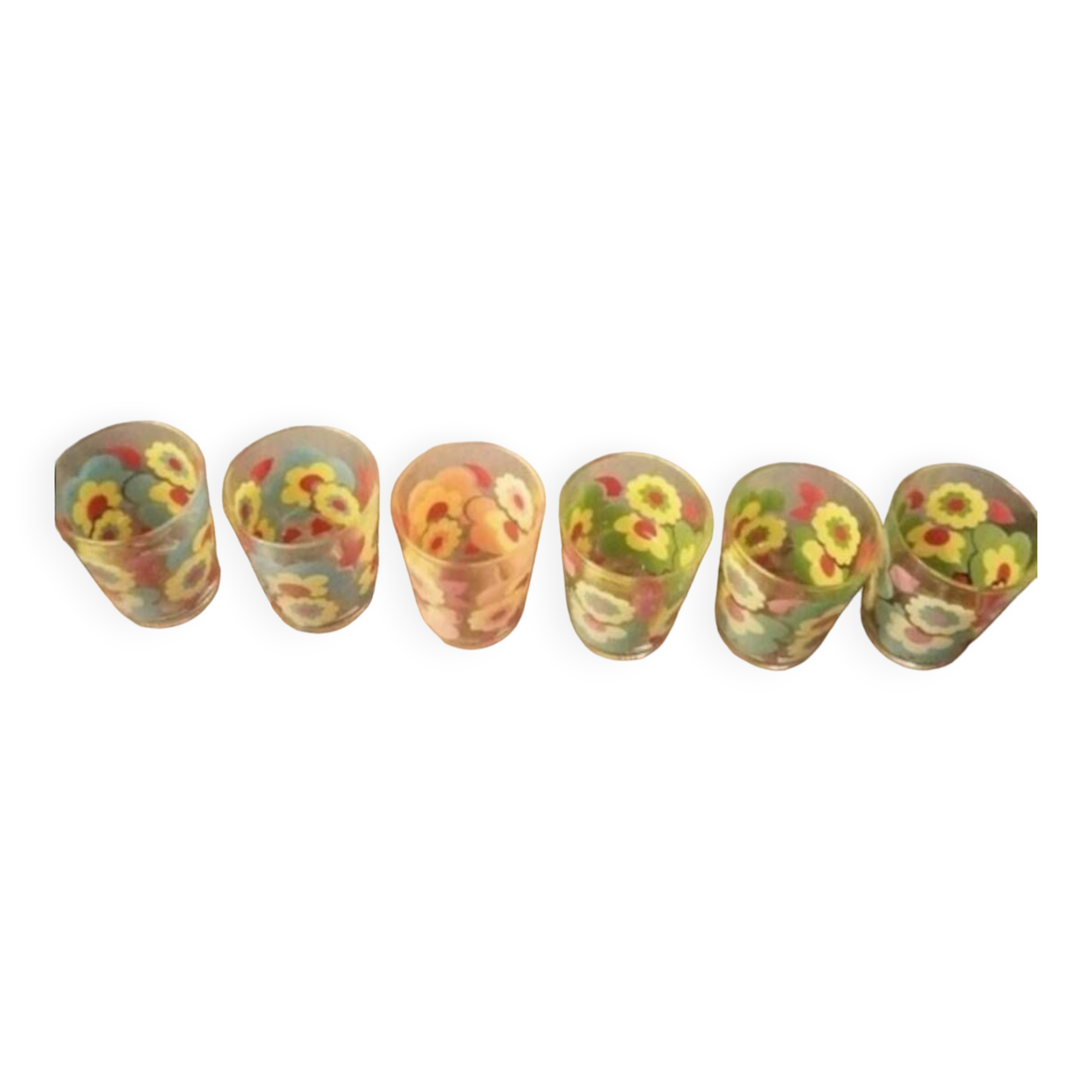 Arcopal lotus glasses