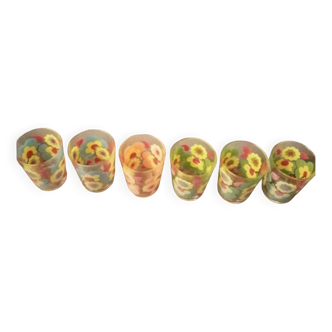 Arcopal lotus glasses