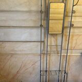 Coat rack in chromed metal