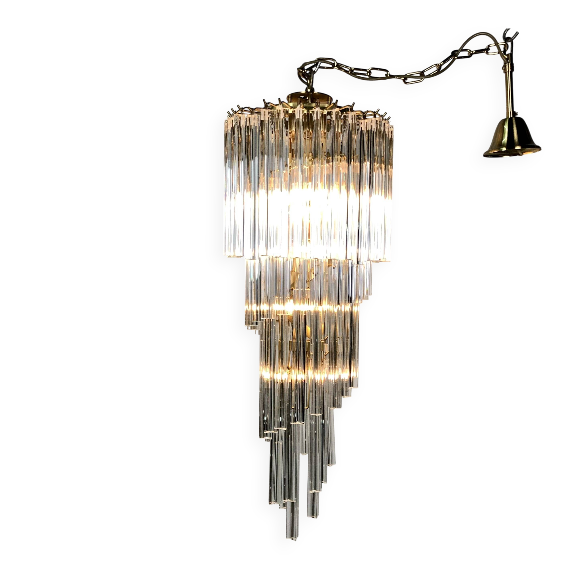 Murano glass chandelier 1980s