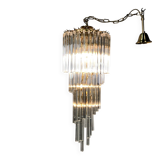 Murano glass chandelier 1980s
