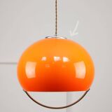 Space Age Orange Jolly Pendant Lamp from Guzzini, 1960s