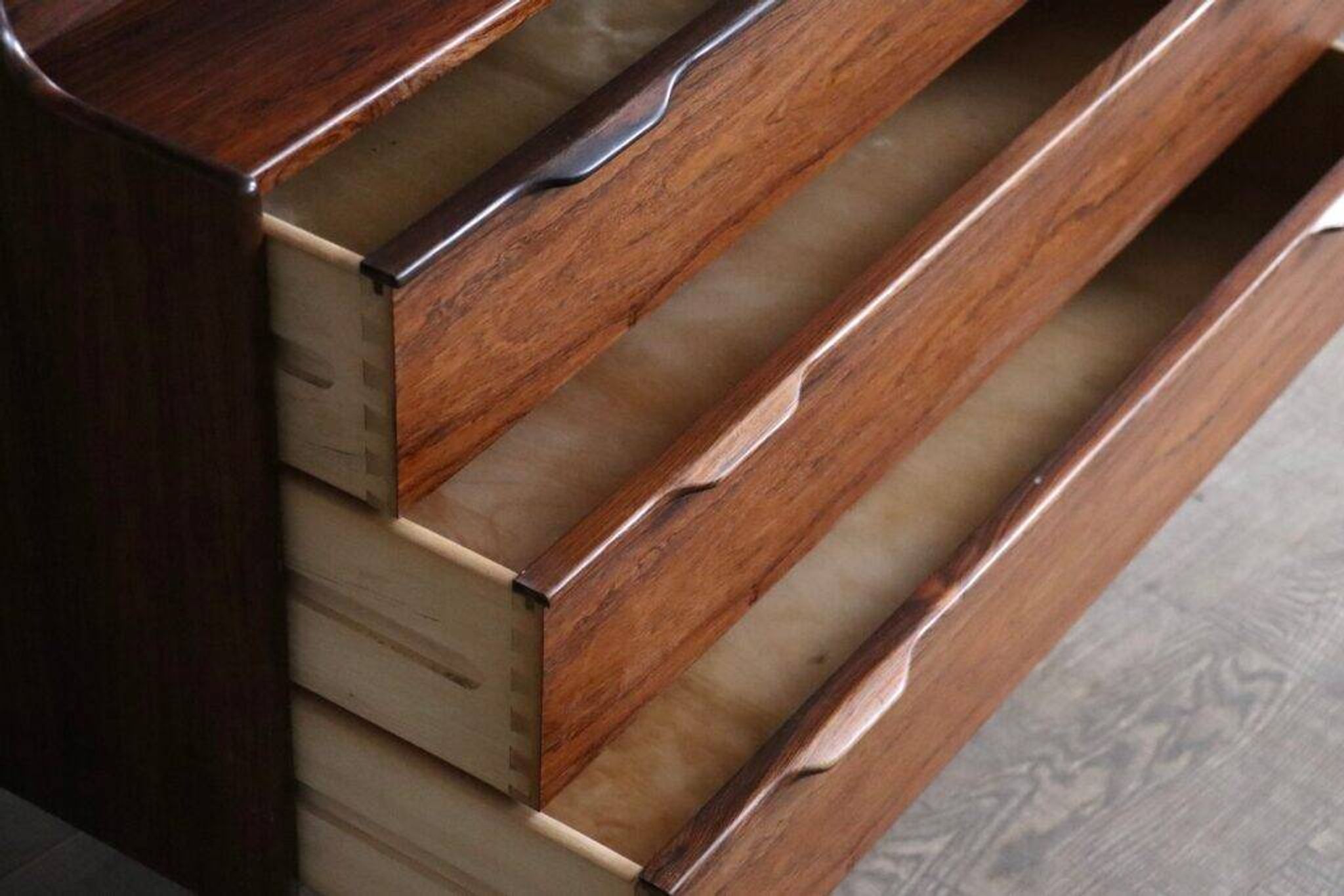 Henning Jørgensen secretary for Fredericia, Denmark 1960s in rosewood
