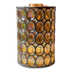 Limburg 1970s amber cloisonné glass ceiling light
