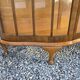 Art Deco display cabinet in walnut from the 1930s.