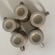 5 stoneware cups