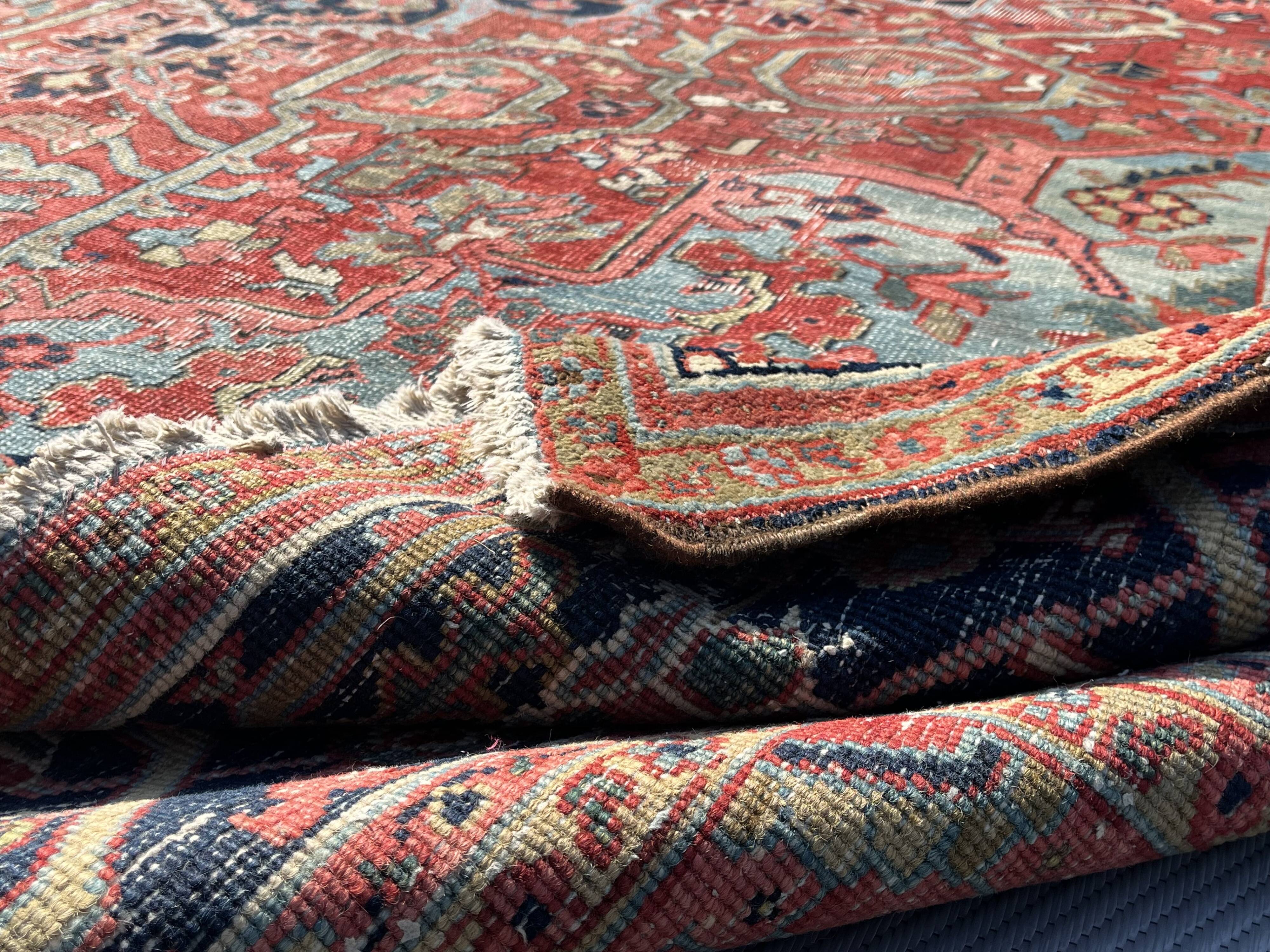 Antique Heriz Persian Rug Circa 1900/1910