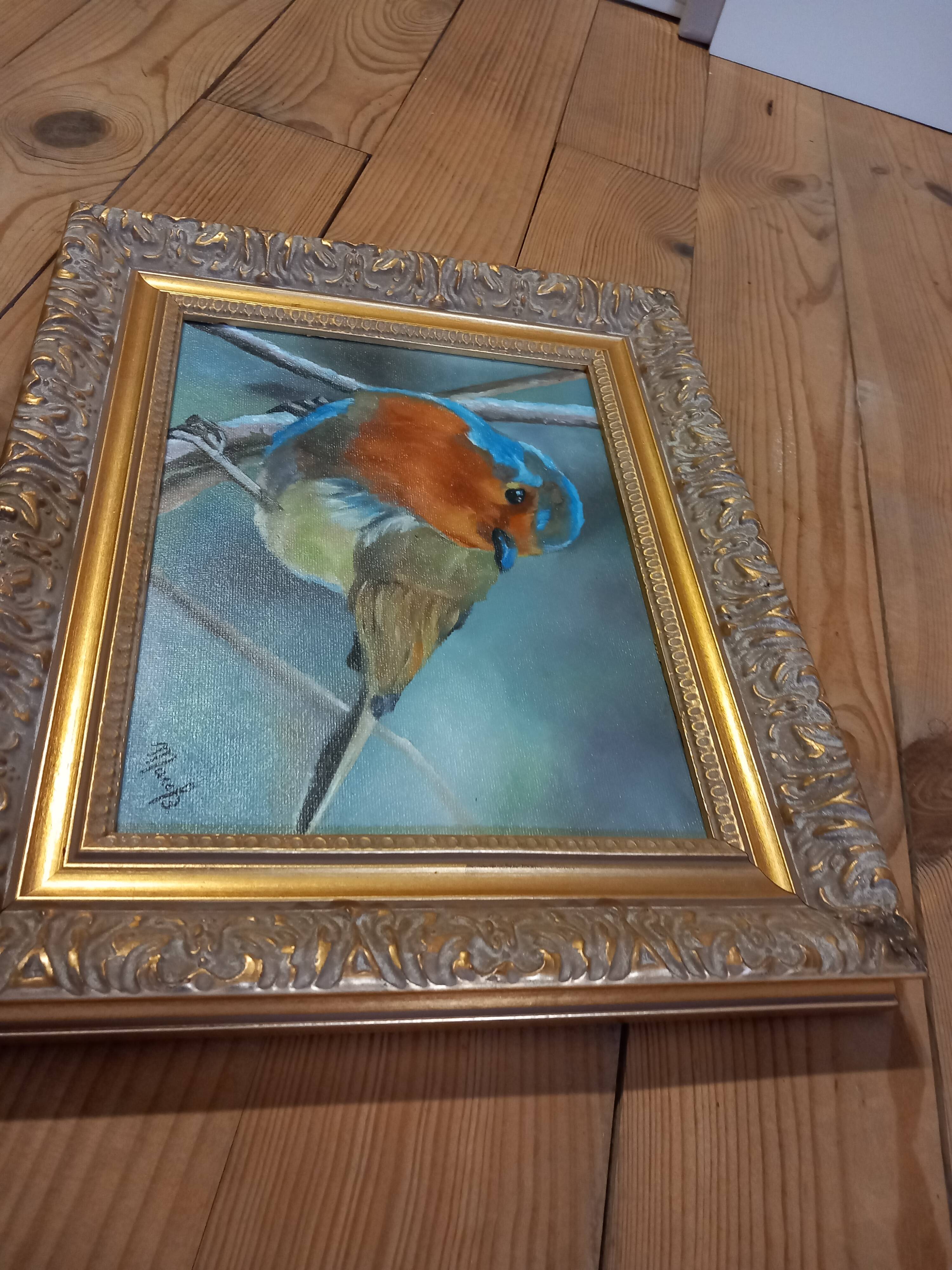 Tableau huile sur carton toile