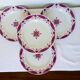 4 flat plates made of ironstone from Moulin des Loups and Hamage 2106193