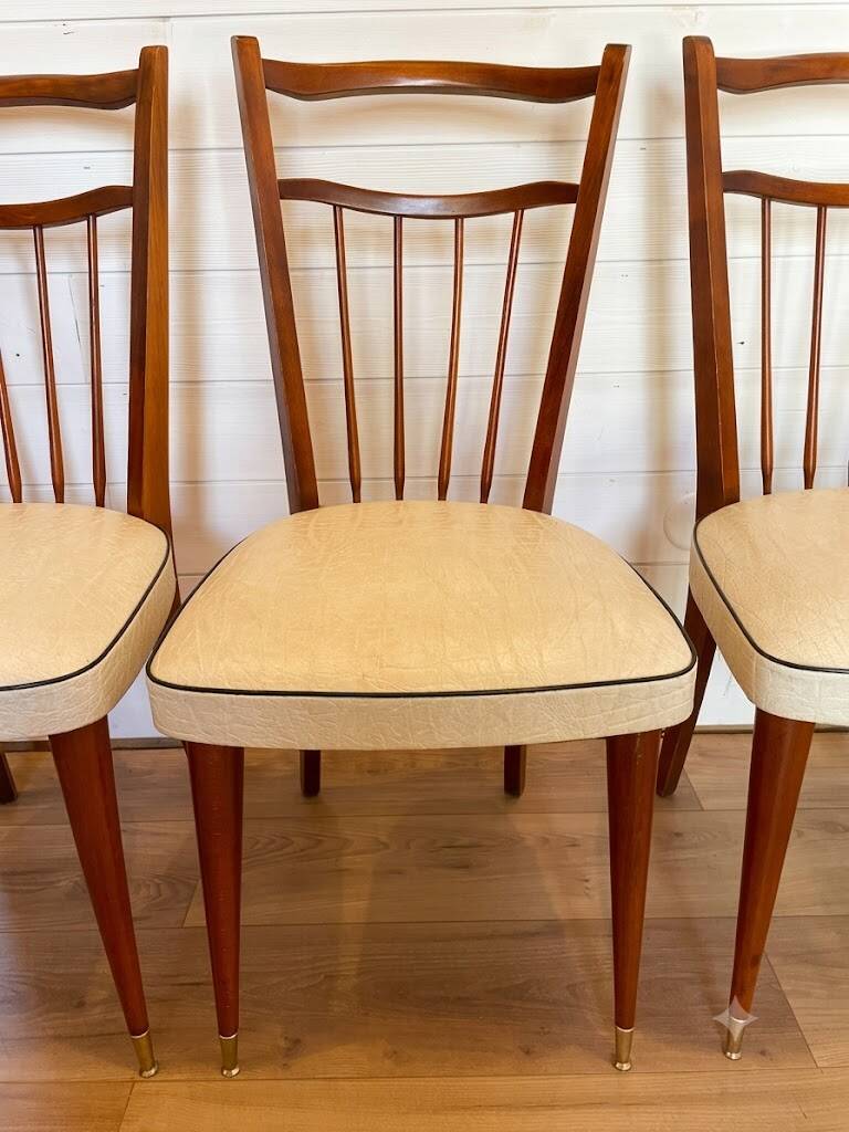 Set of 6 Vintage 1950s Chairs – Scandinavian / Mid Century Design