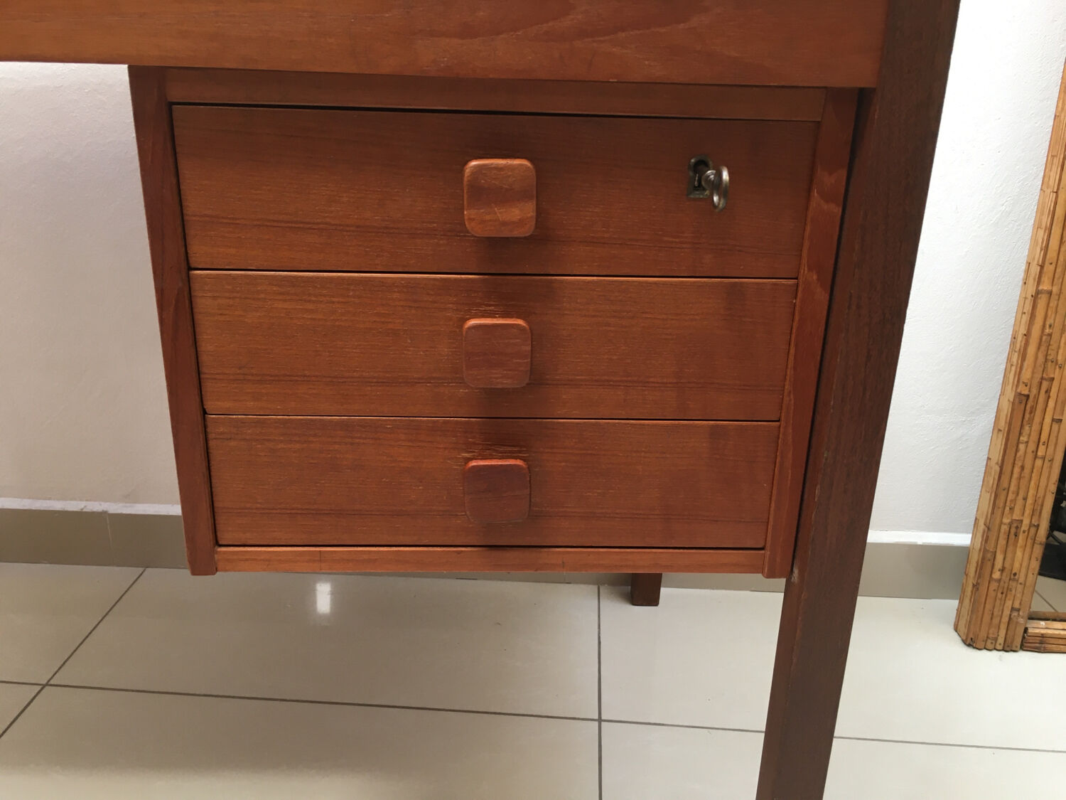 Bureau en teck